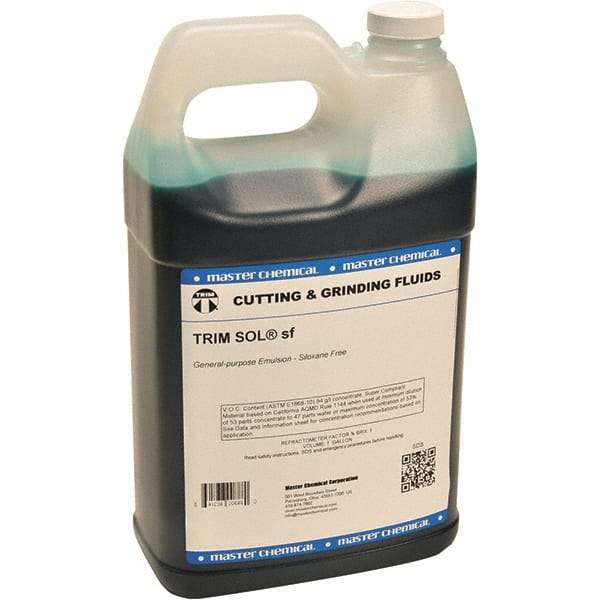 Master Fluid Solutions - 1 Gal Jug Cutting & Grinding Fluid - Liquid - All Tool & Supply