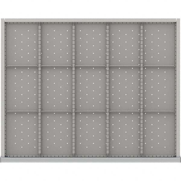 LISTA - 15-Compartment Drawer Divider Layout for 3.15" High Drawers - All Tool & Supply