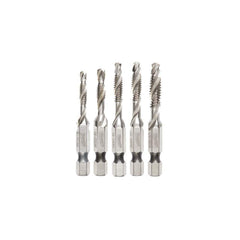 Combination Drill & Tap Sets; Minimum Thread Size (Inch): #8-32; #8-32 in; Minimum Thread Size (mm): #8-32 in; Minimum Thread Size: #8-32 in; Maximum Thread Size (mm): 1/4-20 in; Maximum Thread Size (Inch): 1/4-20; Maximum Thread Size: 1/4-20 in; Overall