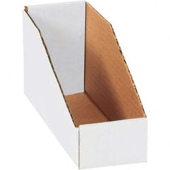 Cardboard Drawer Bin: White White, Cardboard, 40 Lb Capacity