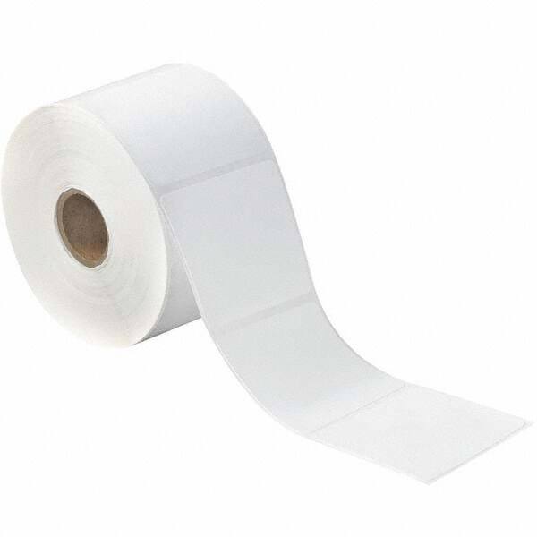 Value Collection - Pack of 12 Rolls, 735 Labels per Roll, 2-1/4" x 2" White Paper Thermal Labels - All Tool & Supply