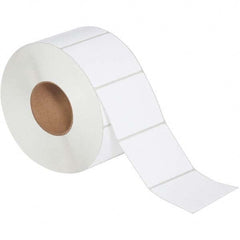 Value Collection - Pack of 4 Rolls, 2,000 Labels per Roll, 4" x 3" White Topcoated Facestock Thermal Labels - All Tool & Supply