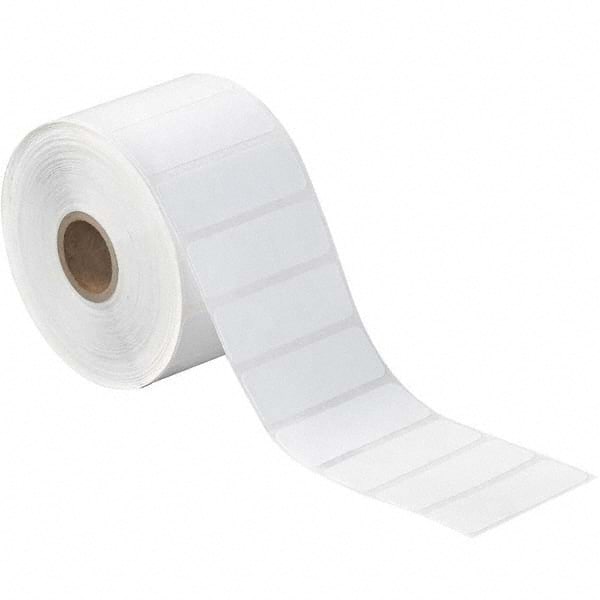 Value Collection - Pack of 12 Rolls, 1,780 Labels per Roll, 2-1/4" x 3/4" White Paper Thermal Labels - All Tool & Supply