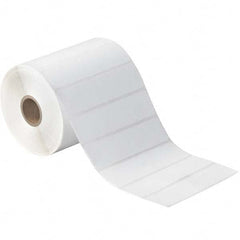 Value Collection - Pack of 12 Rolls, 1,310 Labels per Roll, 4" x 1" White Paper Thermal Labels - All Tool & Supply