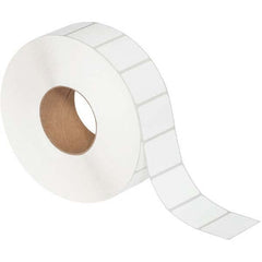 Value Collection - Pack of 4 Rolls, 4,308 Labels per Roll, 2-1/4" x 1-1/2" White Matte Coated Facestock Thermal Labels - All Tool & Supply