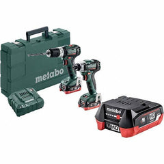 Metabo - Cordless Tool Combination Kits Voltage: 12 Tools: 1/4" Hex Compact Brushless Impact Driver; Compact Brushless Hammer Drill/Driver - All Tool & Supply