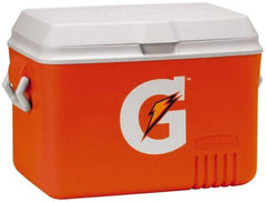 Gatorade - 48 Qt Ice Chest - Plastic, Orange/White - All Tool & Supply