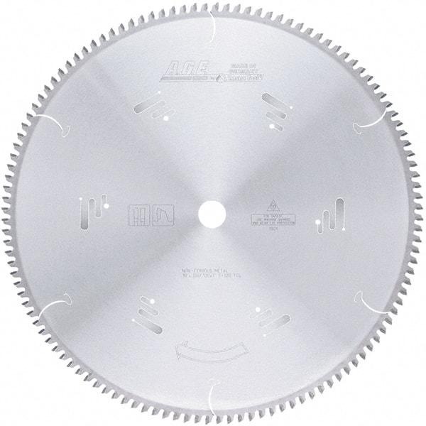 Amana Tool - 18" Diam, 1" Arbor Hole Diam, 120 Tooth Wet & Dry Cut Saw Blade - Carbide-Tipped, Clean Action, Standard Round Arbor - All Tool & Supply