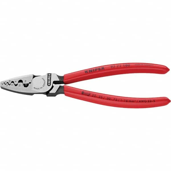 Knipex - Crimpers Type: Crimping Pliers Style: Crimping Pliers for End Sleeves (Ferrules) - All Tool & Supply