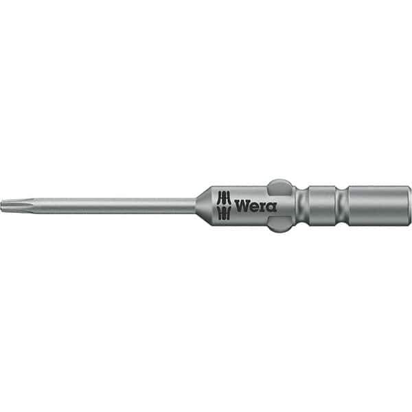 Wera - 4mm Drive IPR1 Tamperproof Torx Screwdriver Bit - 40mm OAL, Power Bit - All Tool & Supply