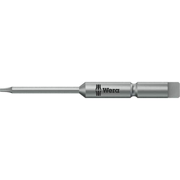 Wera - 4mm Drive IPR3 Tamperproof Torx Screwdriver Bit - 64mm OAL, Power Bit - All Tool & Supply