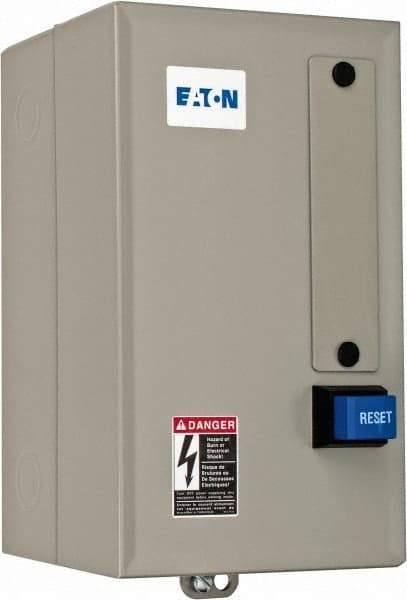 Eaton Cutler-Hammer - 208 Coil VAC, 18 Amp, Nonreversible Enclosed Enclosure NEMA Motor Starter - 3 hp at 1 Phase, 1 Enclosure Rating - All Tool & Supply