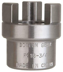 Boston Gear - 3/4" Max Bore Diam, FC15 Coupling Size, Flexible Half Coupling - 1-1/2" OD, 2.76" OAL, Steel - All Tool & Supply