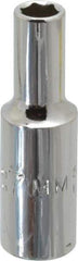 Proto - 3/8" Drive, Deep Hand Socket - 6 Points, 2-1/8" OAL, Chrome Finish - All Tool & Supply