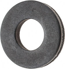 TE-CO - 3/8" Screw, Grade 1010 Steel Standard Flat Washer - 13/32" ID x 7/8" OD, 1/8" Thick, Black Oxide Finish - All Tool & Supply