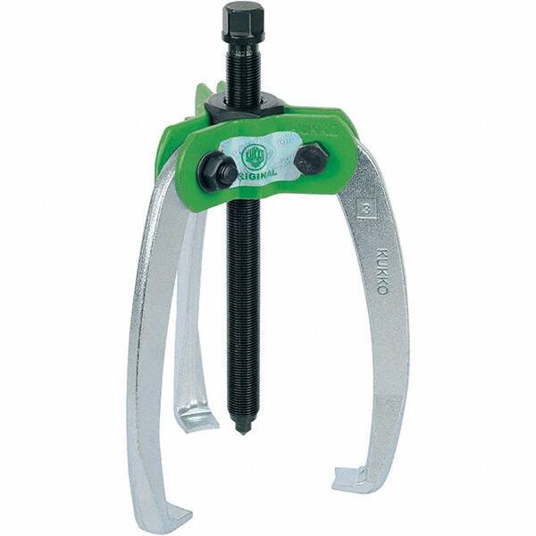 KUKKO - 3 Jaw, 1/2" to 6-3/8" Spread, 8-1/2 Ton Capacity, Jaw Puller - For Bearings, Gears, Discs - All Tool & Supply