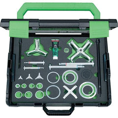 KUKKO - 38 Piece, 3/8 to 3-7/8" Spread, Blind Hole Puller Set - 2 Bolts, 14 Jaws, 6-3/16" Reach - All Tool & Supply