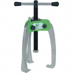 KUKKO - 3 Jaw, 1/4" to 2-3/4" Spread, 1-1/2 Ton Capacity, Jaw Puller - 2-3/4" Reach, For Bearings, Gears, Discs - All Tool & Supply