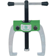 KUKKO - 2 Jaw, 1/4" to 2-3/8" Spread, 1 Ton Capacity, Jaw Puller - 2" Reach, For Bearings, Gears, Discs - All Tool & Supply