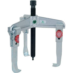 KUKKO - 3 Jaw, 1-1/2" to 7-7/8" Spread, 7-1/2 Ton Capacity, Reversible Puller - 5-7/8" Reach, For Bearings, Gears, Discs, Bushings, Seals - All Tool & Supply