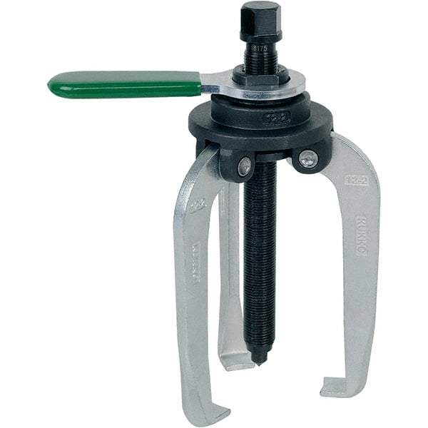 KUKKO - 3 Jaw, 1-1/2" to 5-7/8" Spread, 9-1/2 Ton Capacity, Jaw Puller - 5-7/8" Reach, For Bearings, Gears, Discs - All Tool & Supply