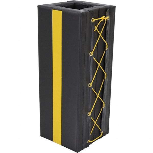 Vestil - 3" High, Column Protector - Fits 8" Columns, Black - All Tool & Supply