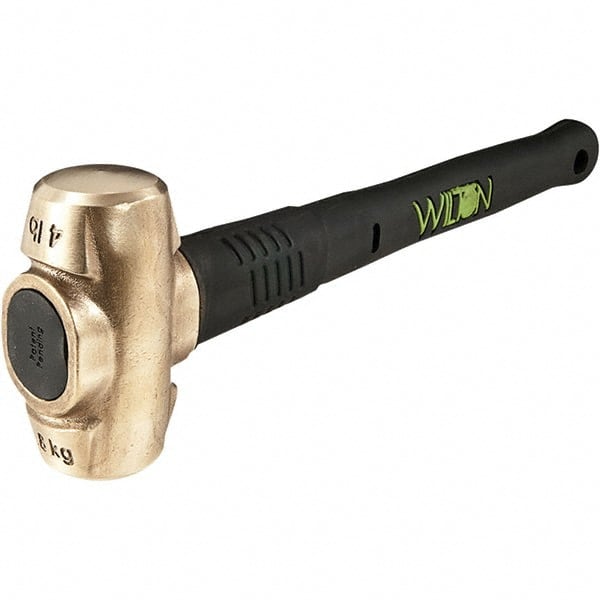 Wilton - Non-Sparking Hammers Tool Type: Brass Hammer Head Material: Brass - All Tool & Supply