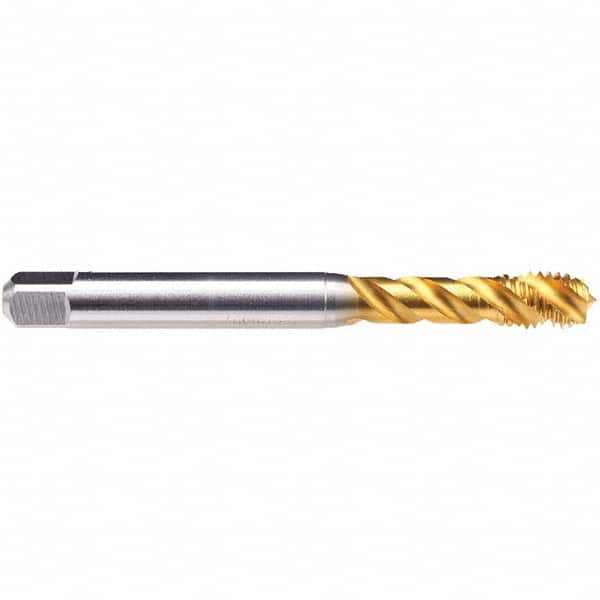 Emuge - M8x1.25 Metric 0 Flute D5 2-3 P Spiral Flute Tap - All Tool & Supply