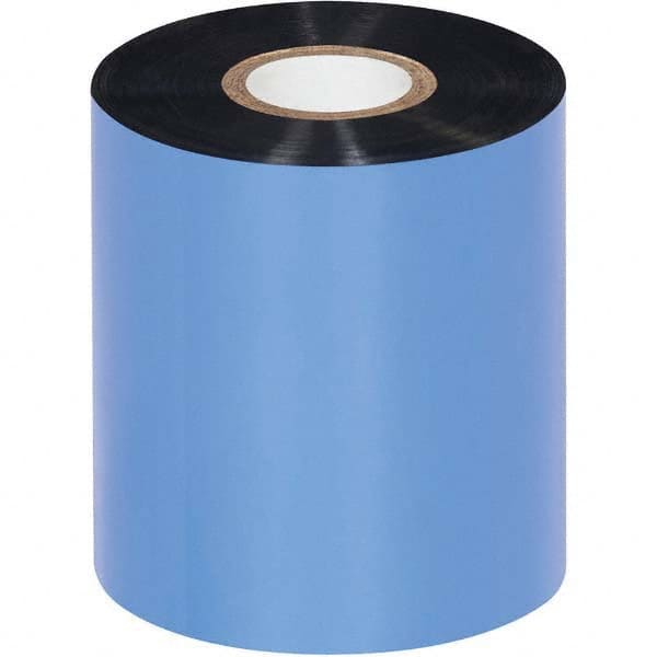 Value Collection - 3.14" x 1476' Black Wax/Resin Thermal Transfer Ribbon - All Tool & Supply