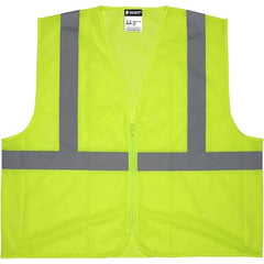 MCR Safety - Size 4XL Lime Mesh General Purpose High Visibility Vest - All Tool & Supply