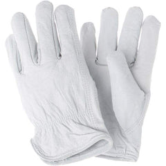 MCR Safety - Size M Leather Abrasion & Puncture Protection Work Gloves - All Tool & Supply