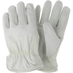 MCR Safety - Size L Leather Abrasion Protection Work Gloves - All Tool & Supply