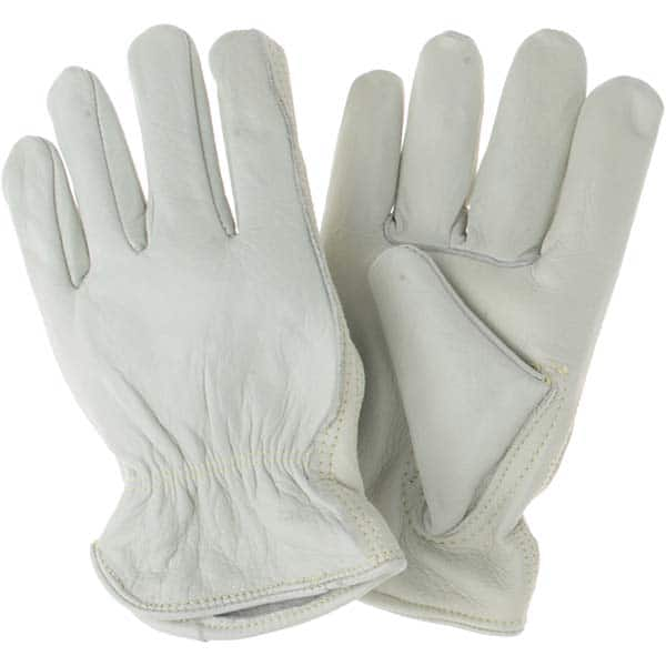 MCR Safety - Size M Leather Abrasion Protection Work Gloves - All Tool & Supply