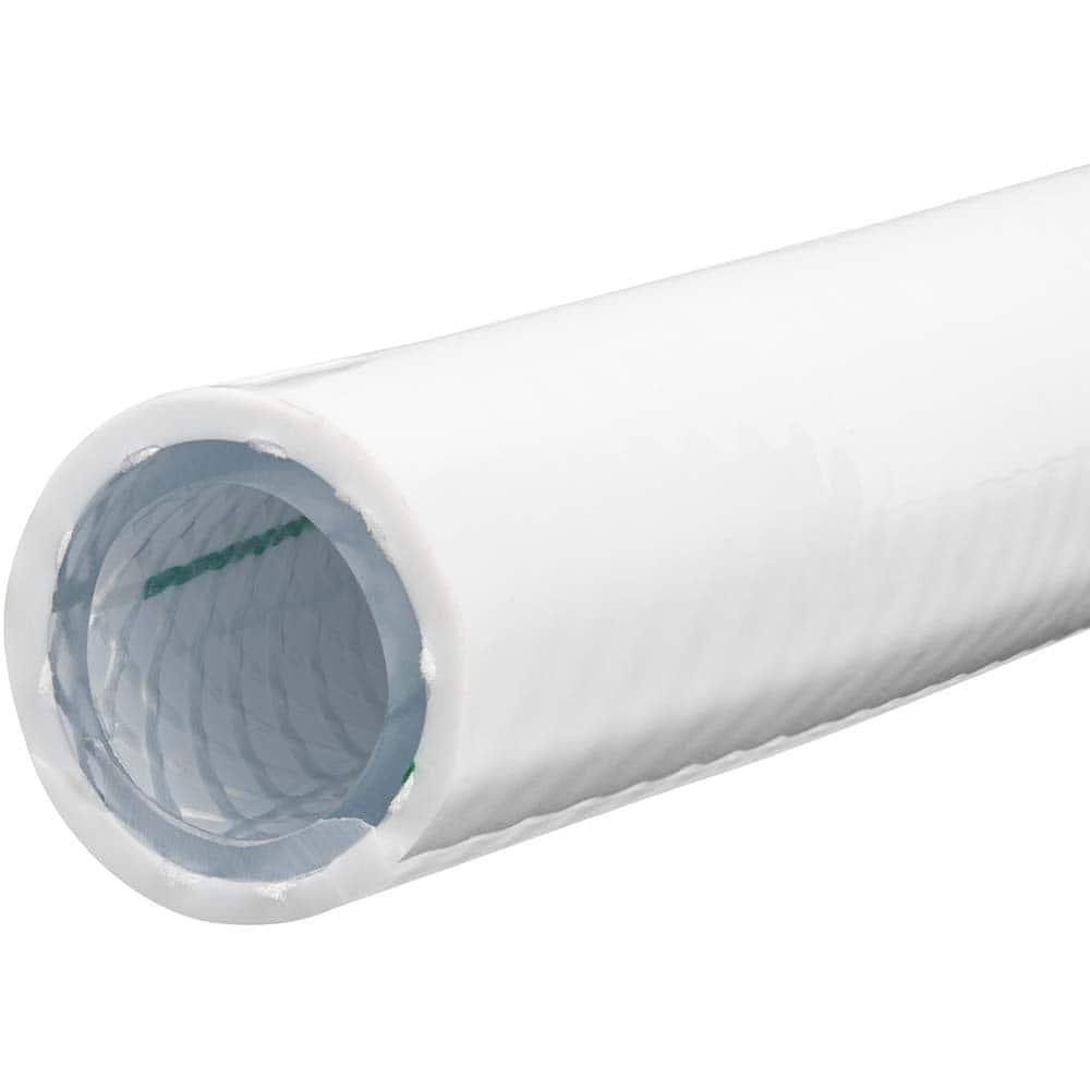 USA Sealing - Plastic, Rubber & Synthetic Tube; Inside Diameter (mm): 6.0000 ; Outside Diameter (mm): 11.0000 ; Wall Thickness (mm): 2.50 ; Material: PVC ; Maximum Working Pressure (psi): 175 ; Color: White - Exact Industrial Supply