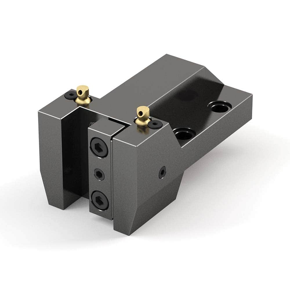 Global CNC Industries - Turret & VDI Tool Holders; Type: Okuma OD Turning Block ; Clamping System: 75mm X 55mm ; Tool Axis: OD ; Through Coolant: No ; Outside Diameter (Decimal Inch): 1.0000 ; Additional Information: 4 Mounting Holes - Exact Industrial Supply