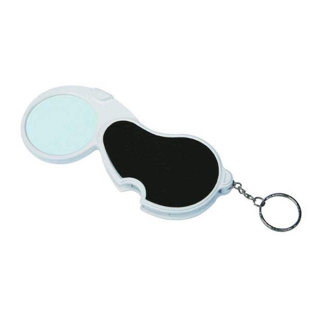 Insize USA LLC - Handheld Magnifiers; Minimum Magnification: 2.5x ; Maximum Magnification: 2.5x ; Lens Shape: Round ; Lens Diameter (mm): 45.00 ; Lens Diameter (Decimal Inch): 1-3/4 ; Lens Diameter (Inch): 1-3/4 - Exact Industrial Supply