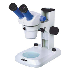 Insize USA LLC - Microscopes; Microscope Type: Stereo ; Minimum Magnification: 10x ; Maximum Magnification: 45x ; Eyepiece Type: Binocular ; Light Source: LED ; Eyepiece Magnification: 10x - Exact Industrial Supply