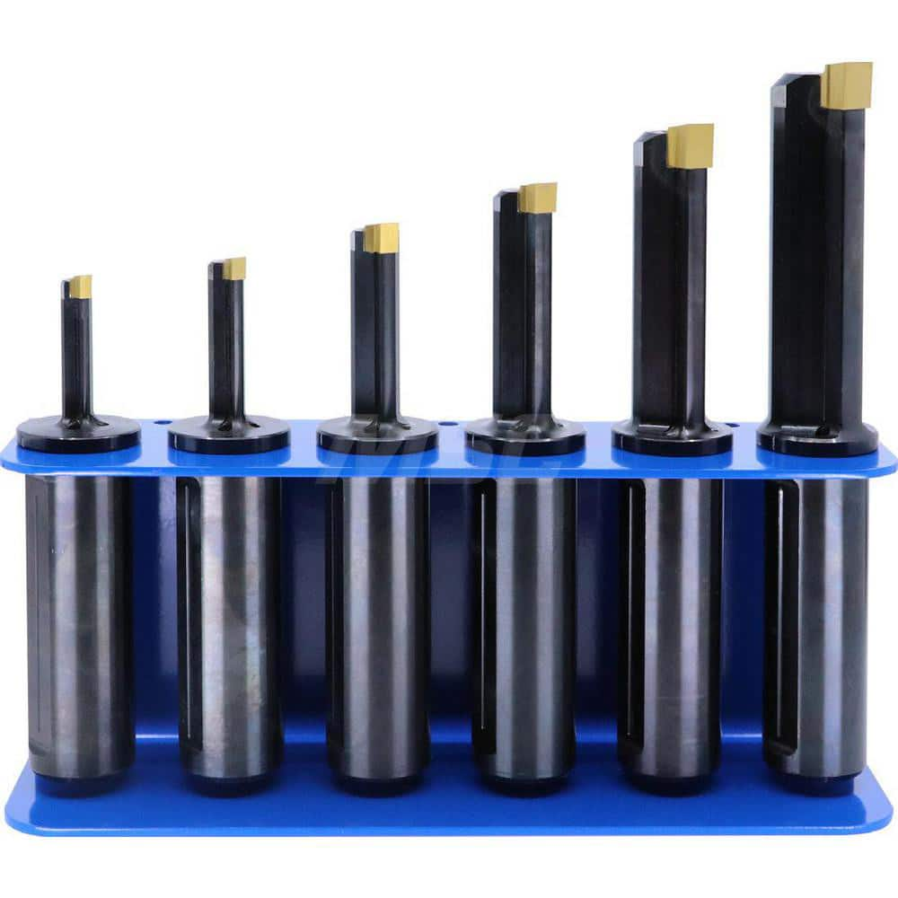 Indexable Broaching Kits; Kit Type: CNC Square Broaching Kit; For Use With.: CNC Broaching; Number of Pieces: 16; Includes: 6 Standard 25MM Shank Square Tool Holders: 8/10, 10/13, 13/16, 16/19, 19/27, 27/37; Metal Rack; Torx Drivers: T8, T15, T20; 6 Squar