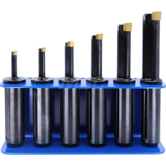 Indexable Broaching Kits; Kit Type: CNC Square Broaching Kit; For Use With.: CNC Broaching; Number of Pieces: 16; Includes: 6 Standard 25MM Shank Square Tool Holders: 8/10, 10/13, 13/16, 16/19, 19/27, 27/37; Metal Rack; Torx Drivers: T8, T15, T20; 6 Squar