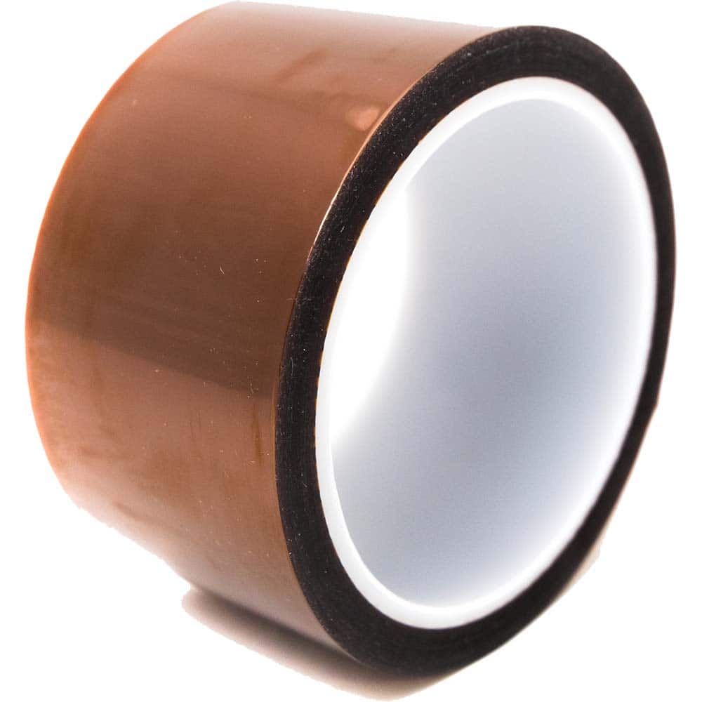 Bertech - Film Tape; Material Type: Polyimide ; Thickness (mil): 2.5000 ; Color: Amber ; Adhesive Material: Silicone ; Width (Inch): 2-1/2 ; Length (Feet): 108.000 - Exact Industrial Supply