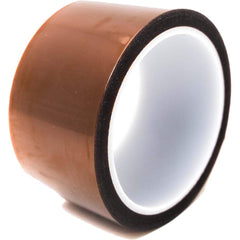 Bertech - Film Tape; Material Type: Polyimide ; Thickness (mil): 2.5000 ; Color: Amber ; Adhesive Material: Silicone ; Width (Inch): 1.97 ; Width (mm): 50.00 - Exact Industrial Supply