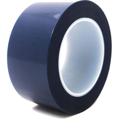 Bertech - Masking & Painters Tape; Tape Type: High Temperature Masking Tape ; Material Type: Polyester Film ; Width (Inch): 2-3/4 ; Length (Feet): 216.000 ; Length (yd): 72.00 ; Color: Blue - Exact Industrial Supply