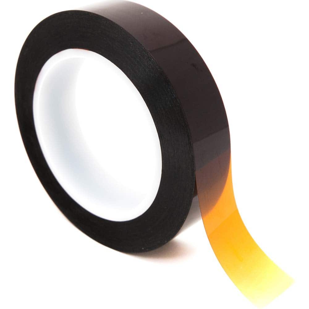 Bertech - Film Tape; Material Type: Polyimide ; Thickness (mil): 6.5000 ; Color: Amber ; Adhesive Material: Silicone ; Width (Inch): 7/16 ; Length (Feet): 108.000 - Exact Industrial Supply