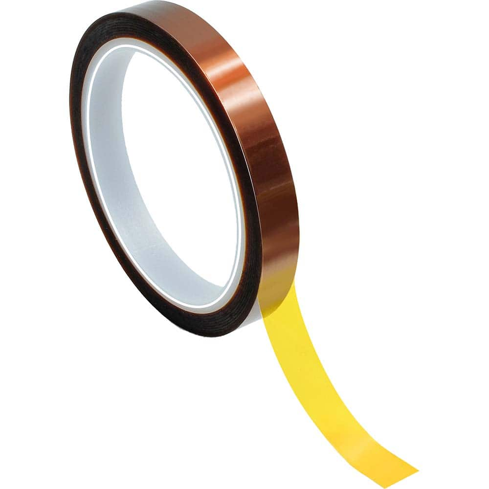 Bertech - Film Tape; Material Type: Polyimide ; Thickness (mil): 2.5000 ; Color: Amber ; Adhesive Material: Silicone ; Width (Inch): 13/16 ; Length (Feet): 108.000 - Exact Industrial Supply