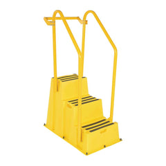 Vestil - Step Ladders; Type: Step Stand ; Height (Feet): 5' 8-1/4" ; Industry Rating: Type IA ; Load Capacity (Lb.): 500.000 ; Material: Polyethylene ; Base Spread: 25 (Inch) - Exact Industrial Supply