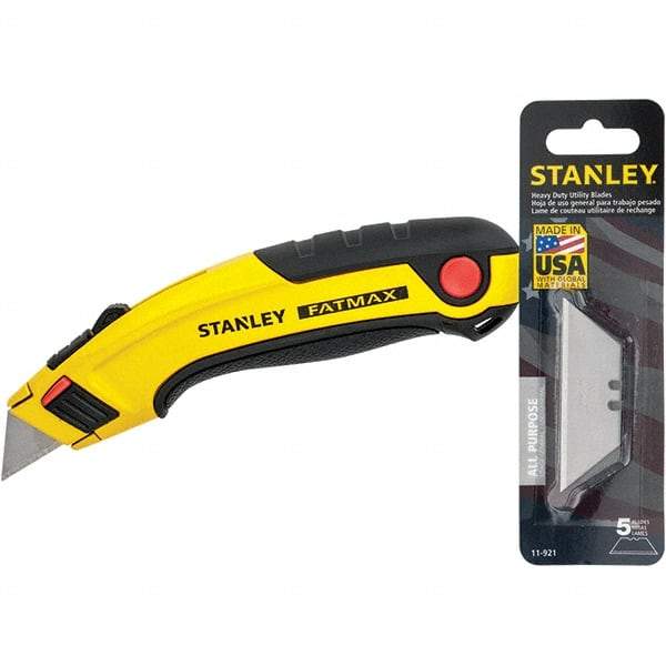 Stanley - Utility Knives, Snap Blades & Box Cutters Type: Retractable Utility Knife Blade Type: Retractable - All Tool & Supply