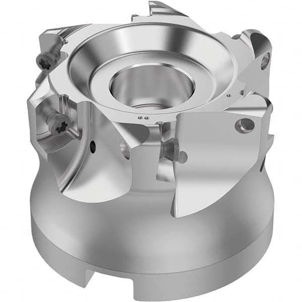 Seco - Indexable High-Feed Face Mills Cutting Diameter (mm): 66.00 Maximum Depth of Cut (mm): 1.80 - All Tool & Supply