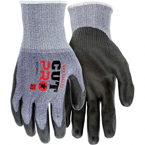 MCR Safety - Size S, ANSI Cut Lvl A3, Puncture Lvl 4, Abrasion Lvl 5, Polyurethane Coated Cut & Puncture Resistant Gloves - All Tool & Supply