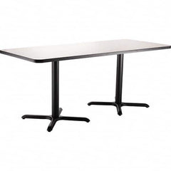 National Public Seating - Stationary Tables Type: Breakroom Material: HPL Particleboard Core w/T-Mold; Steel - All Tool & Supply