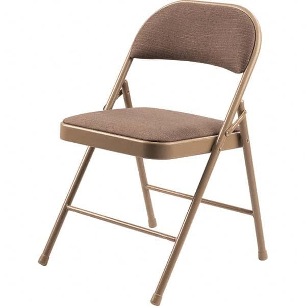 National Public Seating - Folding Chairs Pad Type: Folding Chair w/Fabric Padded Seat Material: Fabric/Steel - All Tool & Supply